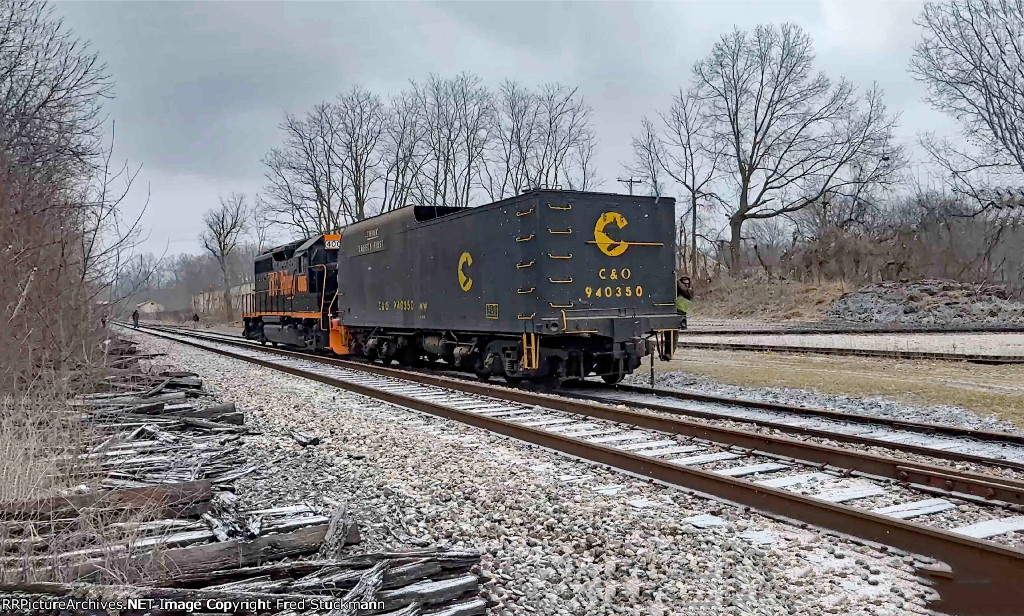 CO 940350 is a steam crane tender.